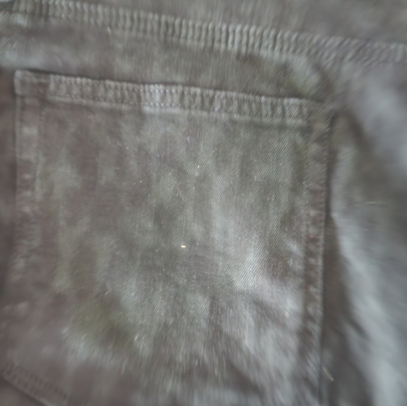 LOFT Black Modern Skinny Jeans Size 18 Black On Black Leopard Print - Picture 4 of 8